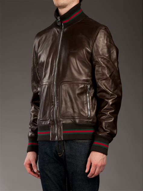 Gucci Leather Jackets For Men .